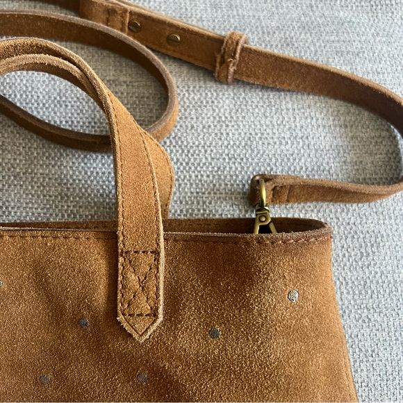 Madewell The Zip Top Small Transport Crossbody Embroidered Metallic Dots Edition - Picture 4 of 8